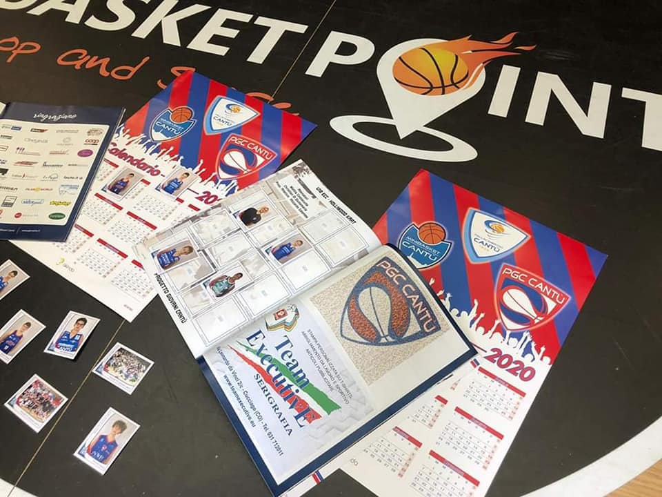Progetto Giovani Cantù è pronto l’album delle figurine PGC 2019/20
