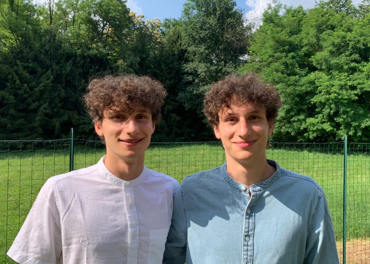 Amedeo e Ludovico gemelli da 100 alla maturità