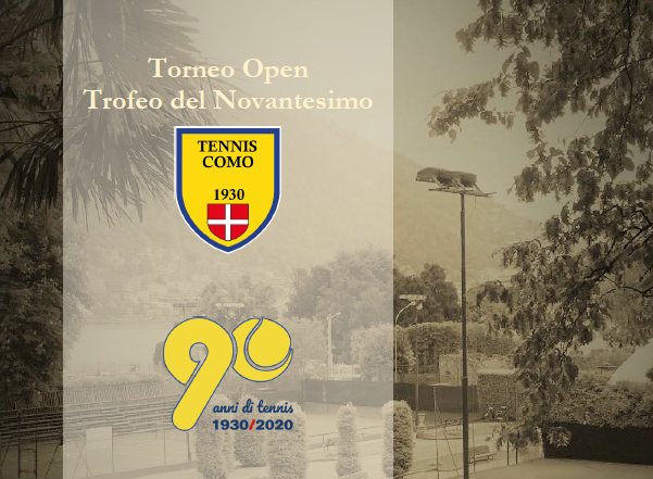 Tennis Como cin cin speciale con il torneo Open “Trofeo del Novantesimo”