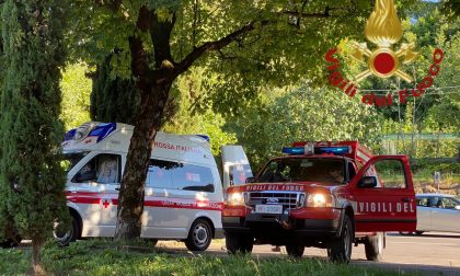 Infortunio al Parco Spina Verde intervengono i soccorsi