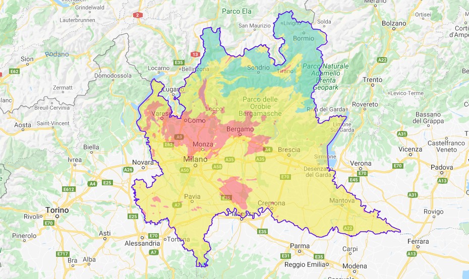 Ozono, lunedì a Como per la prima volta quest’anno superata la soglia di allarme