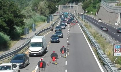 Ritardi al cantiere del ponte di Isella, code chilometriche sulla SS36