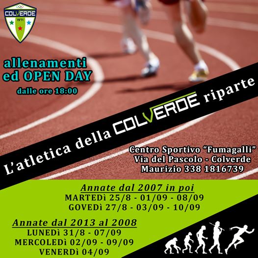 Atletica Open days Colverde