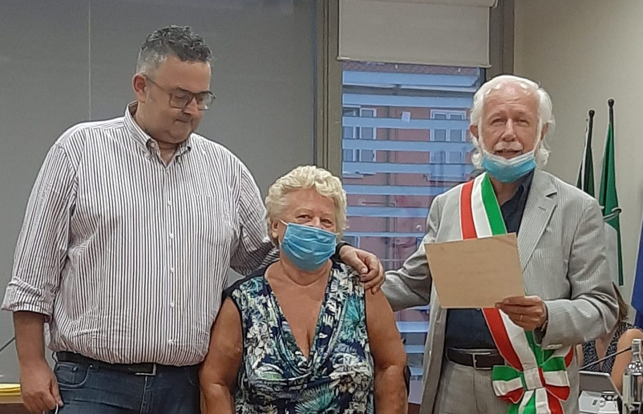 Olimpia Volley Cadorago, premiata la storica “Pres” Luigina Morelli