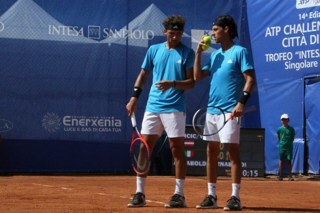 Tennis como i cugini Andrea E Federico Arnaboldi al via