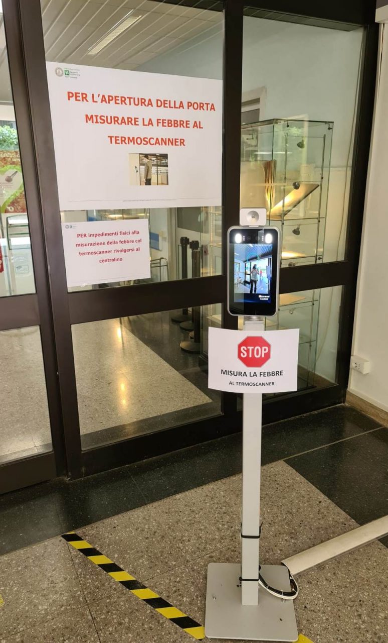 Donato un termoscanner all’ospedale di Menaggio per la misurazione automatica della febbre