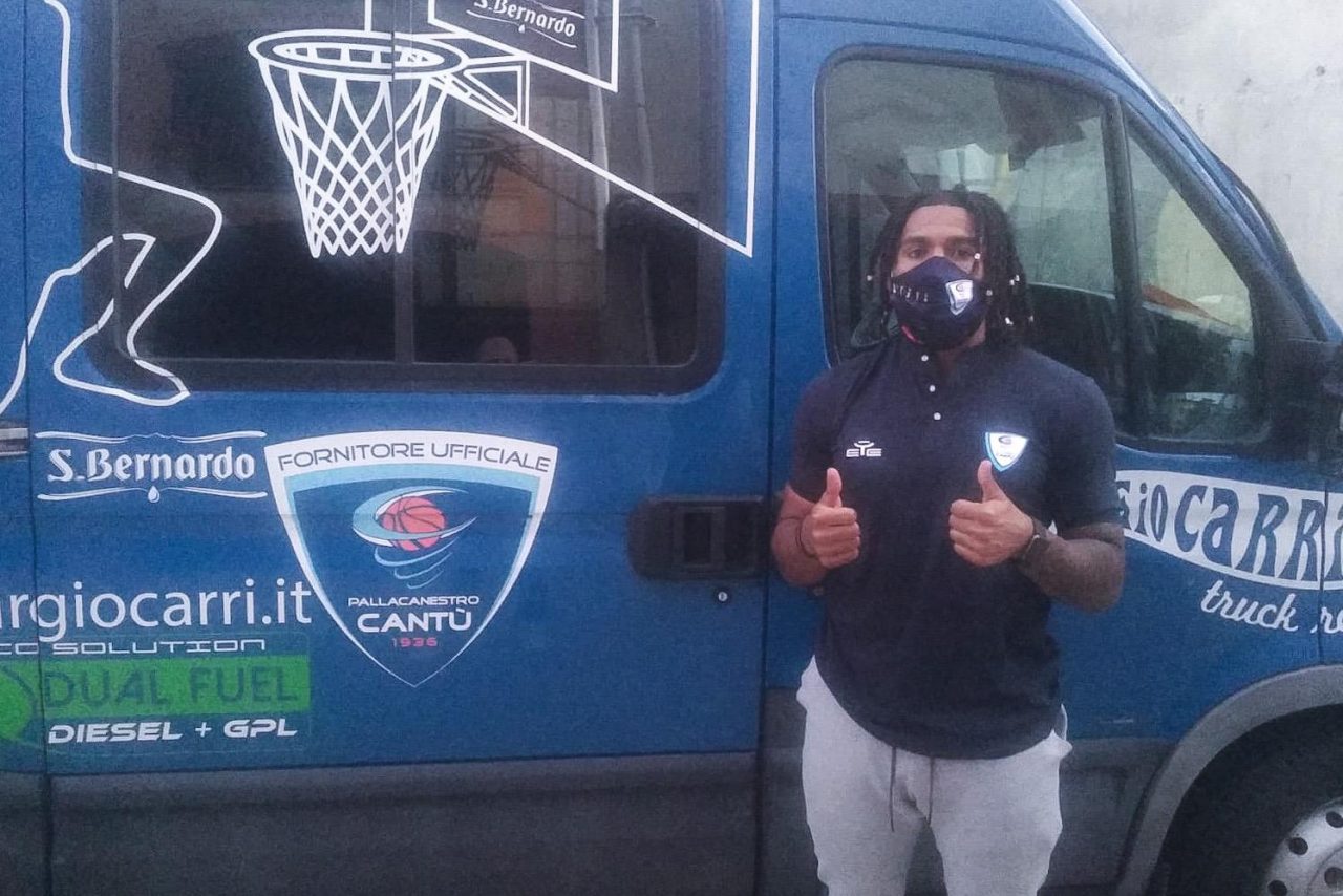 Pallacanestro Cantù, è atterrato Jazz Johnson: per lui due settimane di quarantena
