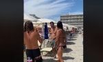 Polemica in spiaggia tra il vicesindaco di Proserpio e Salvini VIDEO