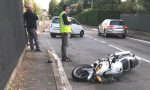 Incidente tra Perticato e Paina: soccorso un motociclista VIDEO