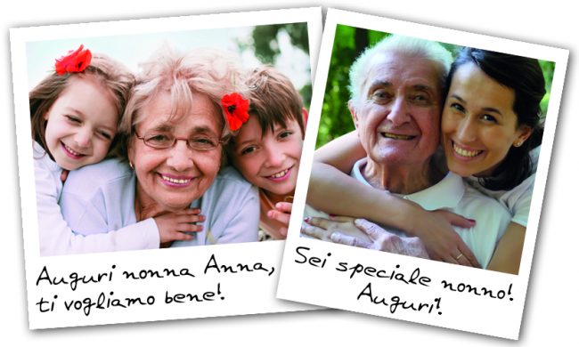 La Festa dei Nonni sta arrivando! Fai un augurio speciale con i nostri settimanali