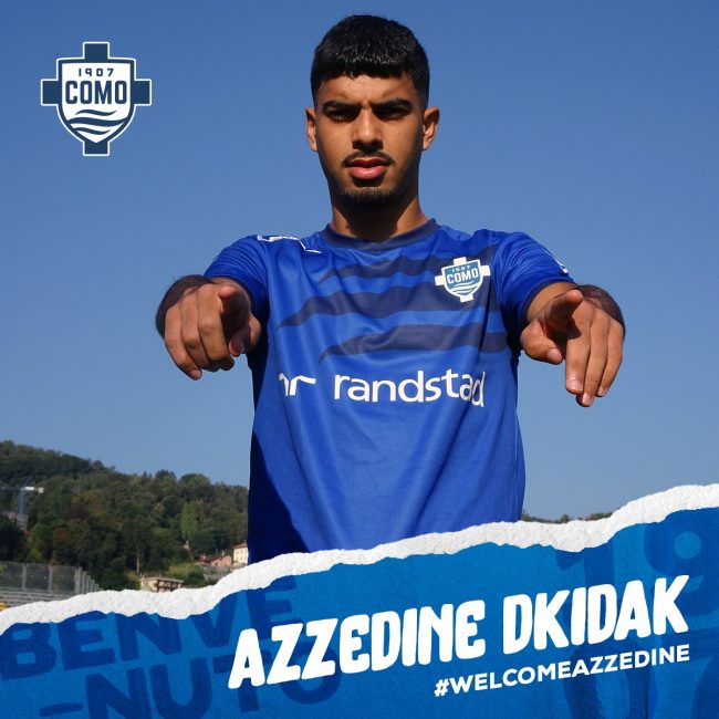 Como calcio Azzedine Dkidak