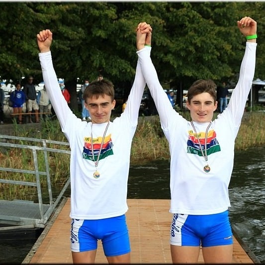 Canottieri Cernobbio, i fratelli Luca e Giovanni Borgonovo campioni regionali