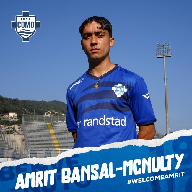 Como calcio Amrit Bansal-McNulty