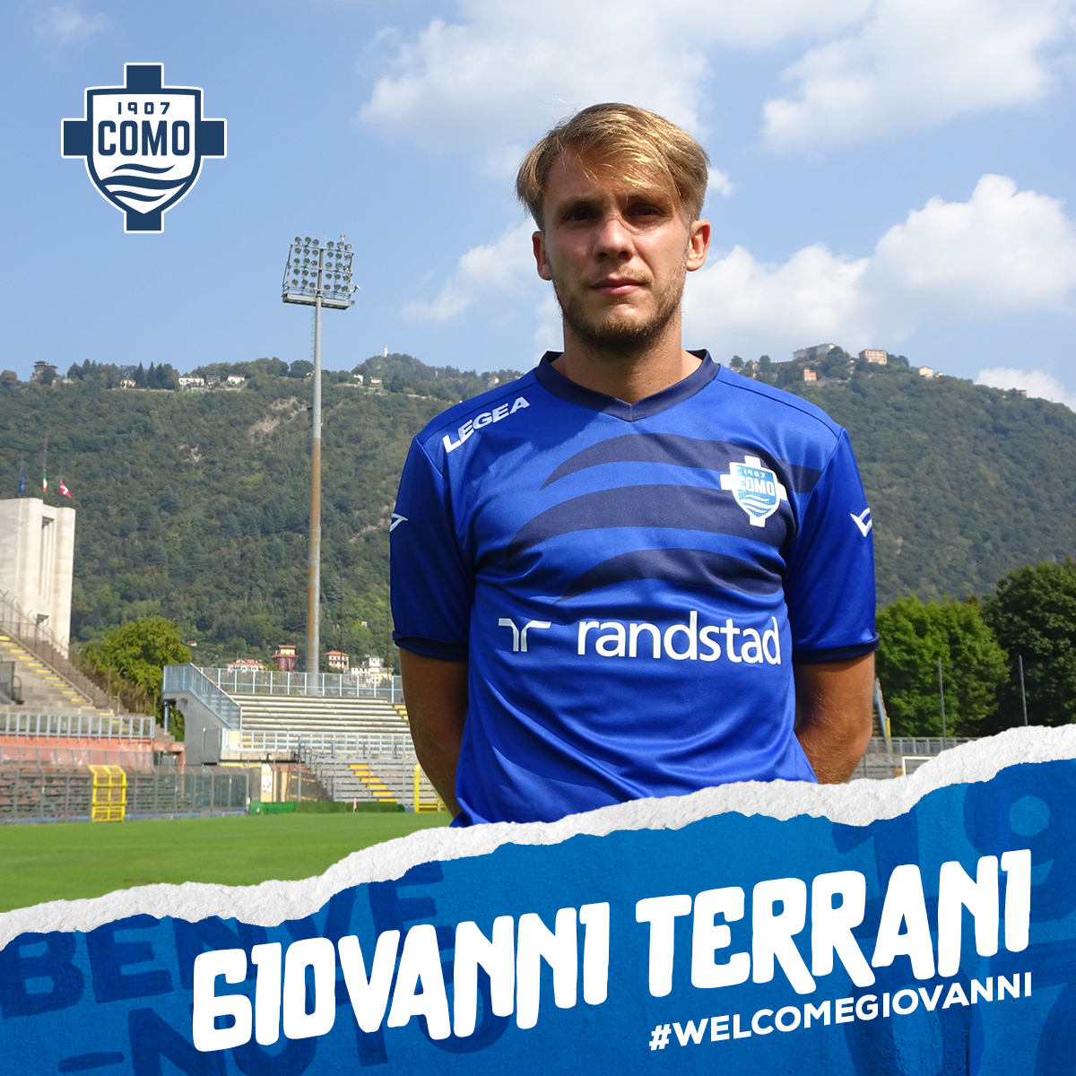 Como calcio, Giovanni Terrani vestirà l’azzurro fino a giugno 2021