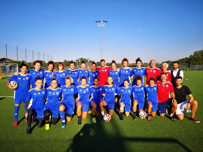 Calcio femminile zanetti visita la Como Women