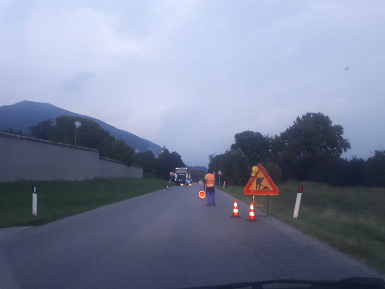 Lavori sulla provinciale: automobilisti in colonna