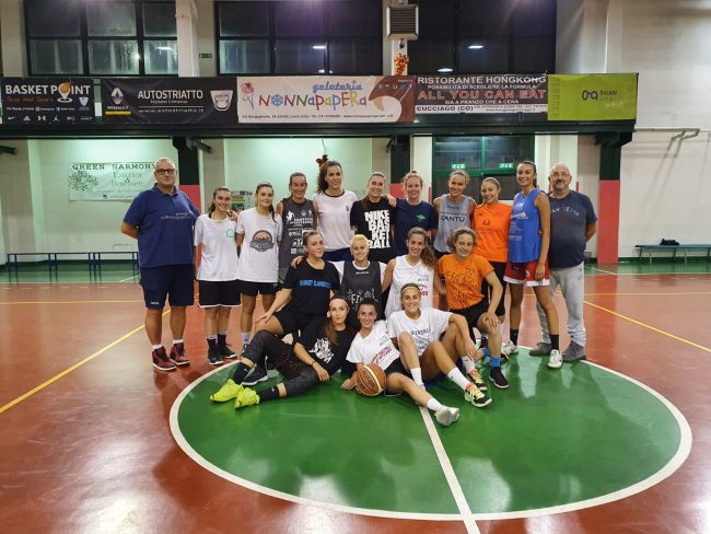 basket femminile raduno Nonna Papera Mariano