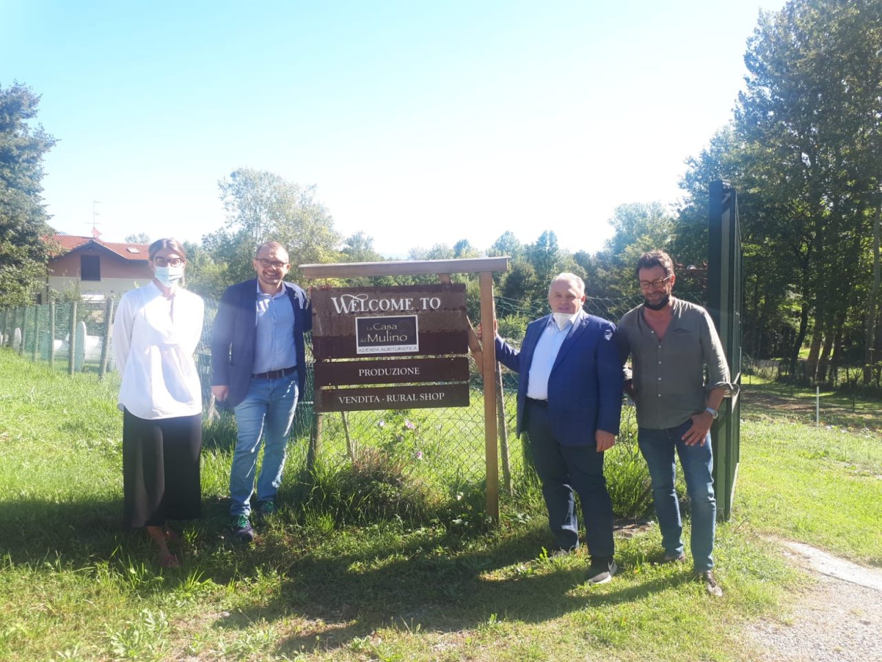 L’assessore regionale Rolfi e il sottosegretario Turba in visita alle aziende comasche