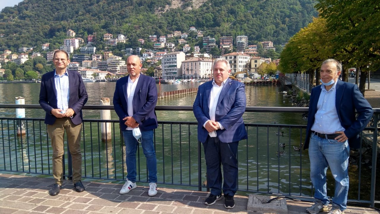 Paratie, sopralluogo di Sertori dopo i primi lavori: “Recupereremo 15 centimetri sul l’altezza del lago”