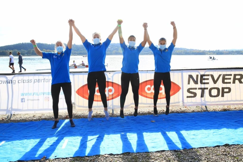 Canottieri Moltrasio due ori tricolori con il 4X e il 2X Under23 femminili