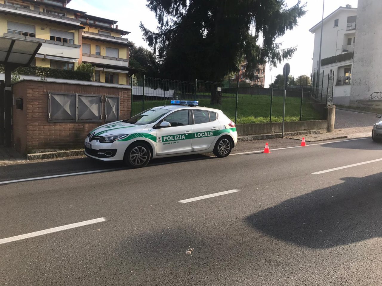 Doppio grave incidente a Cantù e Como FOTO