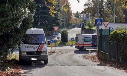 Incidente ad Alzate Brianza soccorso un giovane