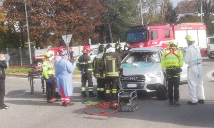Incidente a Lurago Marinone: feriti due uomini FOTO