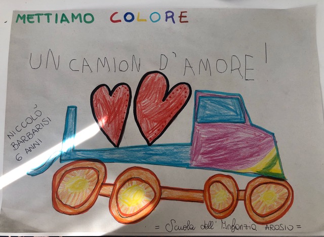Ad Arosio bambini artisti durante il lockdown