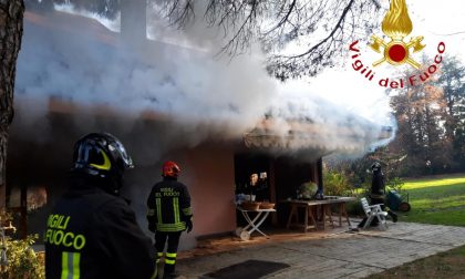 Incendio a Inverigo fiamme in un'abitazione