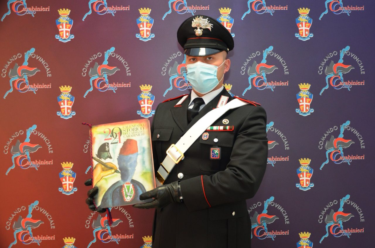Calendario Carabinieri 2021: dodici mesi con il maresciallo Donato Alighieri e il Sommo Poeta