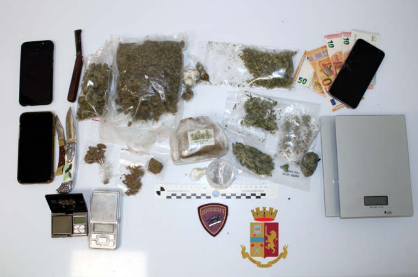 Due arresti a Guanzate: trovati con oltre mezzo kilo di droga