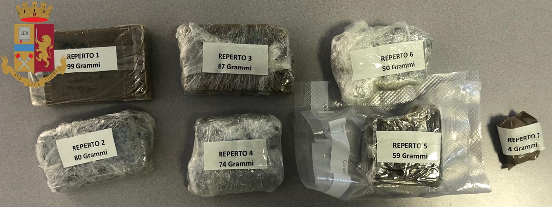 Un 53enne aveva 4mila euro di cocaina, dei giovanissimi hashish e marijuana: pugno duro della Polizia contro la droga