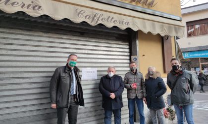 Protesta dei commercianti a Canzo: presente anche Turba