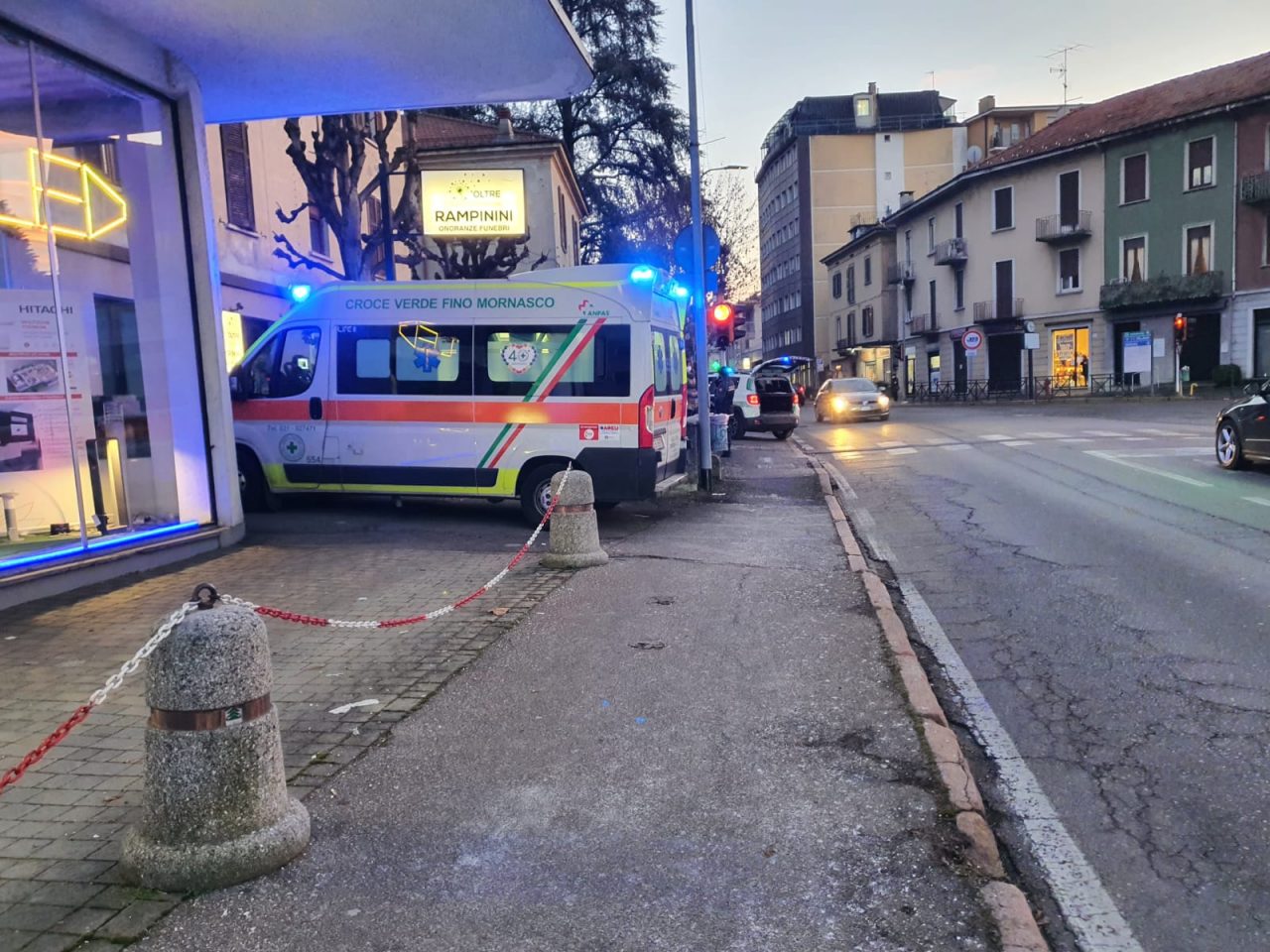 Incidente a Fino Mornasco: investito un bambino di 6 anni