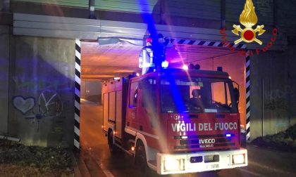 Danneggiato il ponte autostradale a Cadorago