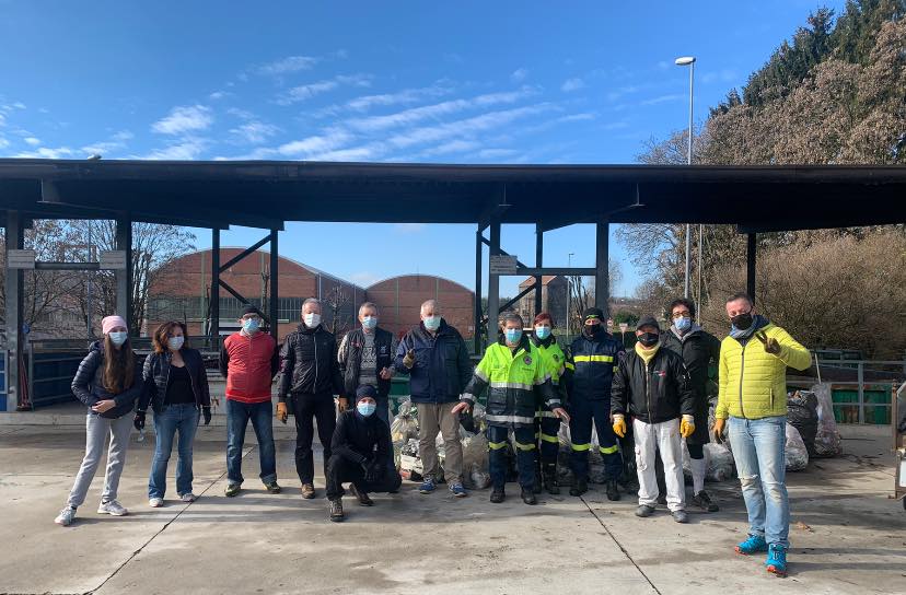 Un esercito di volontari per ripulire a fare bella Figino Serenza