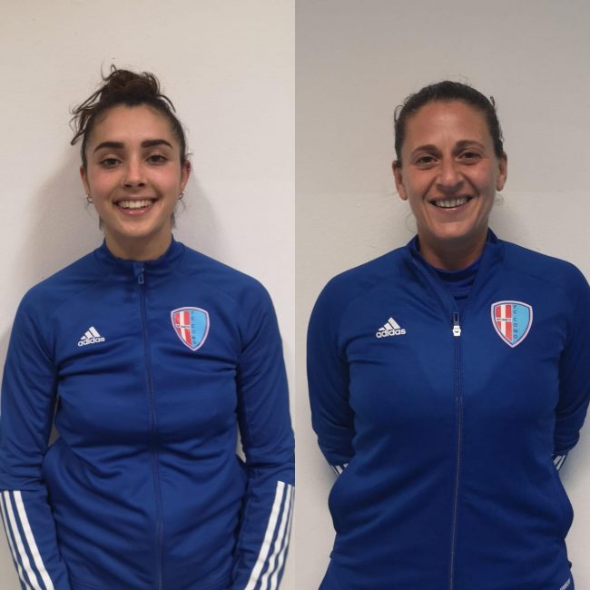 Calcio femminile Greta Di Luzio e Jenny Piro.