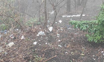 I boschi di Civiglio sommersi dai rifiuti abbandonati: la rabbia dei residenti