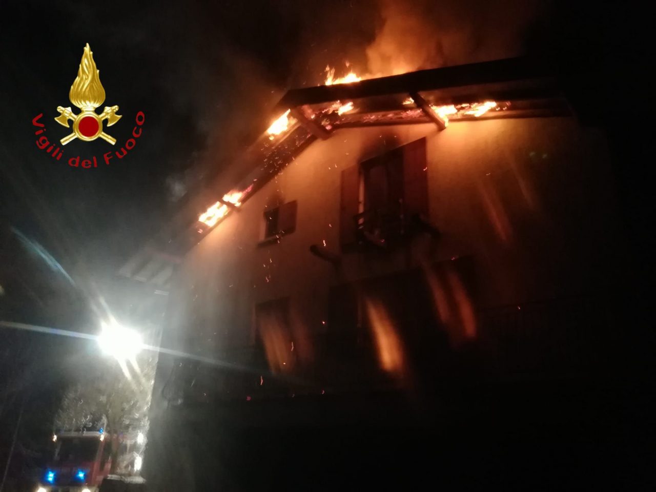Incendio canna fumaria ad Alta Valle Intelvi