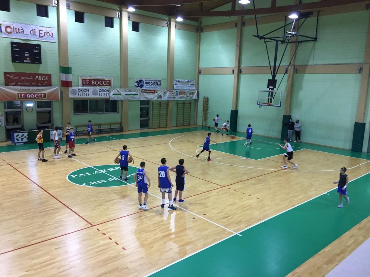 Basket lariano anche Le Bocce Erba ha ripreso l’attività con le squadre giovanili