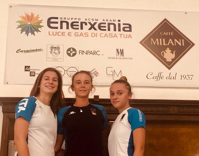 Comense Scherma Irene De Biasio, Carlotta Ferrari, Arianna Proietti in raduno con l’Italia U20