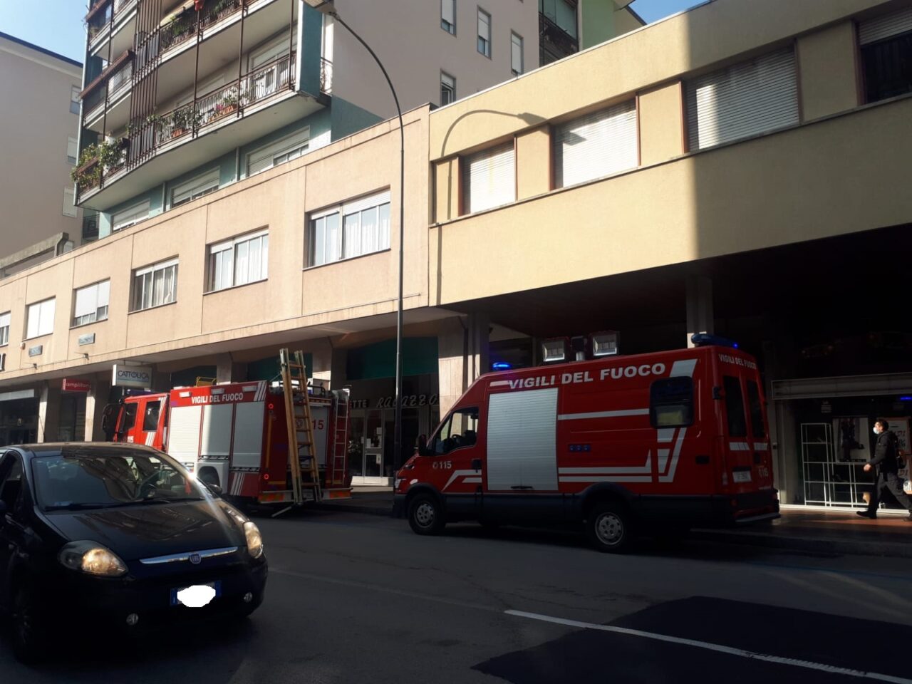 Sospetta fuga di gas a Erba