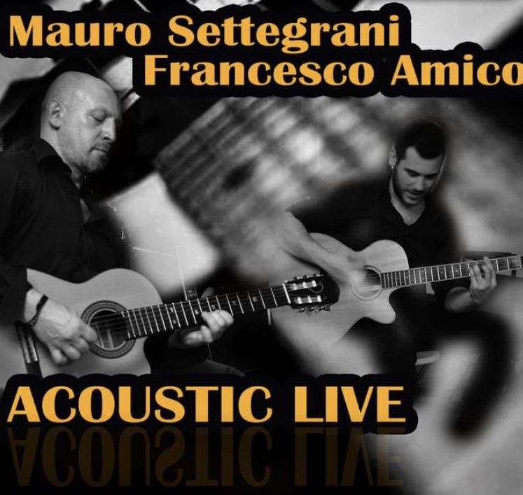 Mauro Settegrani e Francesco Amico in diretta Facebook con live acustico