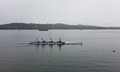 Canottaggio lariano Patrick Rocek oro e titolo Europeo nel 4 di coppia PL