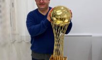 Pallacanestro lariana coach Stefano Pino Sacripanti ha vinto con Napoli la Coppa Italia di A2