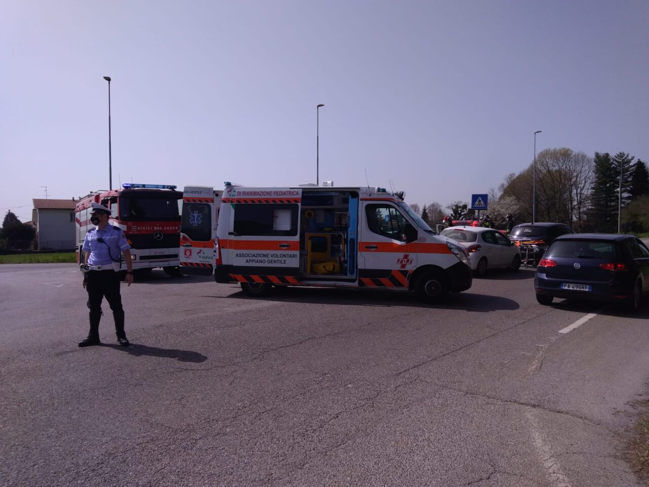 Incidente a Lurago Marinone scontro tra due auto
