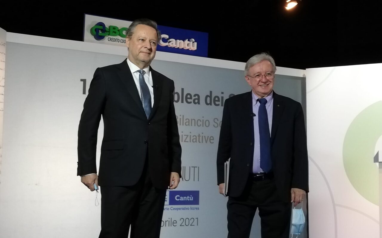 Bcc Cantù, un 2021 di speranza. Porro: “Non abbiamo fatto mancare sostegno e vicinanza alla comunità”