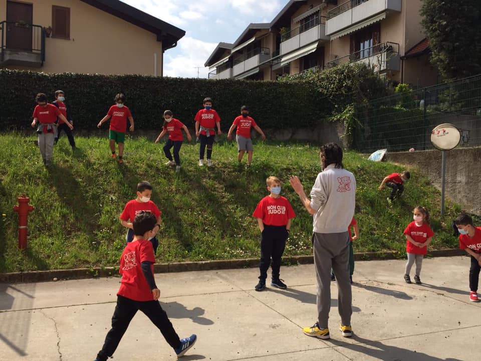 I piccoli del judo tornano ad allenarsi… all’aperto