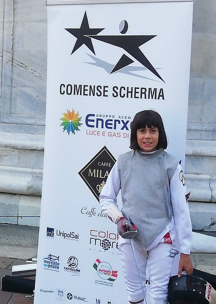 Comense Scherma tre medaglie brillanti a Gerenzano per le baby del club nerostellato