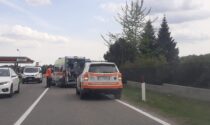 Scontro auto moto ad Alzate Brianza